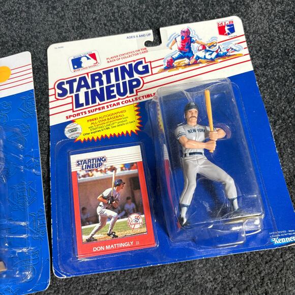 Don Mattingly New York Yankees Vintage 1988/1996 Starting Lineup Figures Lot NIB - Picture 3 of 5